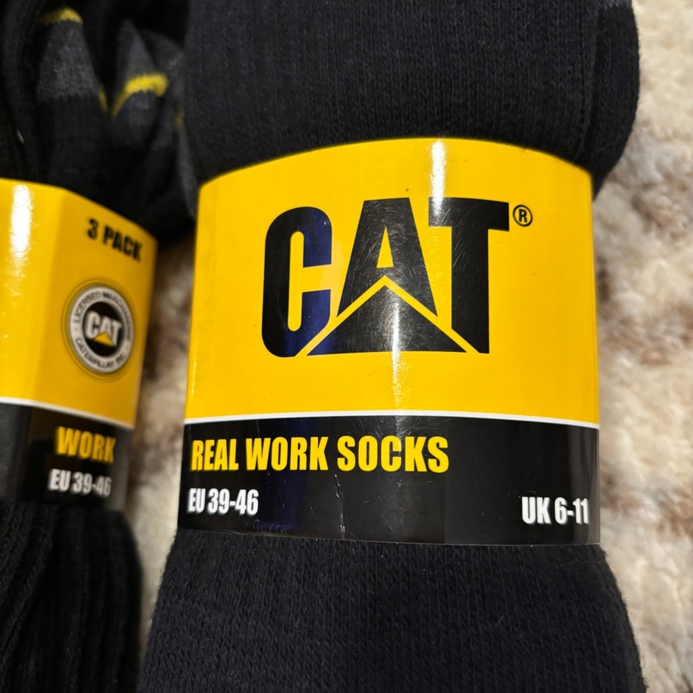NEW Caterpillar Real Work Socks- Bundle of 3 Packs - Picture 5 of 5